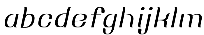 MOSANG-ThinSlanted Font LOWERCASE