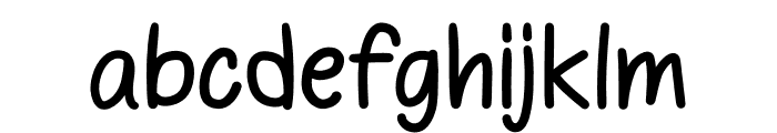 MOTHER Regular Font LOWERCASE