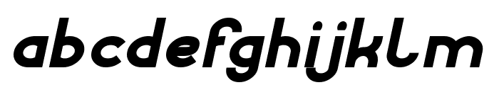 MOTION GRAPHIC Bold Italic Font LOWERCASE
