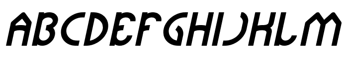MOTION GRAPHIC Italic Font UPPERCASE