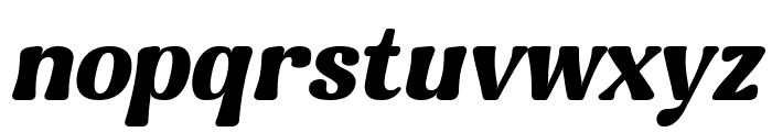 MT Qurista Groove Oblique Font LOWERCASE