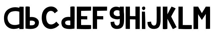 MTF Camping Out Letters Font LOWERCASE