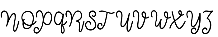 MTF Hello September Script Font UPPERCASE