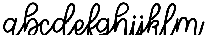 MTF Hello September Script Font LOWERCASE