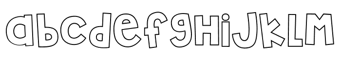 MTF Jumpin' Jack EXT Outline Font LOWERCASE
