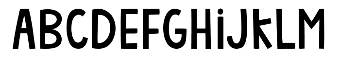 MTF Merry Font LOWERCASE