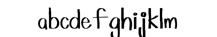 MTF Sketchie Font LOWERCASE