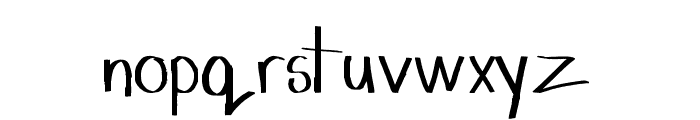 MTF Sketchie Font LOWERCASE