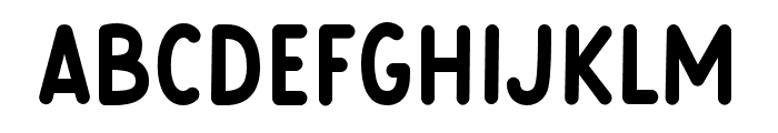 MTF Thickly Font UPPERCASE