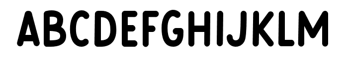 MTF Thickly Font LOWERCASE