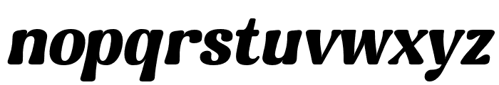 MTQuristaGroove-Oblique Font LOWERCASE