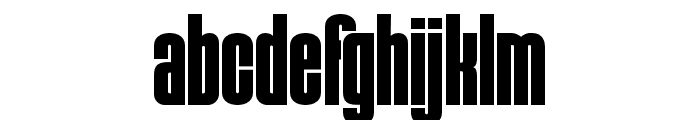 MUSCULAR STRENGTH Bold Font LOWERCASE