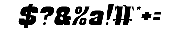 MUSHROOM Italic Font OTHER CHARS