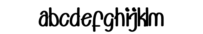 MUSICAL GLORIOUS Font LOWERCASE