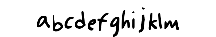 Mabica-Regular Font LOWERCASE