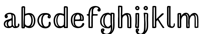MacaronOutline Font LOWERCASE