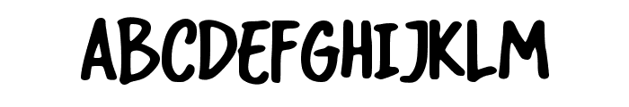 Macaroni Cartoon Regular Font UPPERCASE