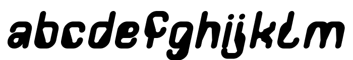 Machine Intelligence Bold Italic Font LOWERCASE
