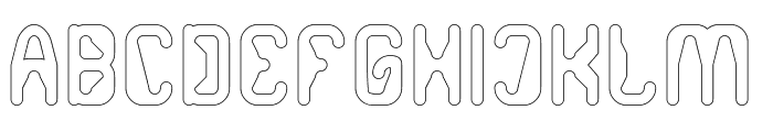 Machine Intelligence-Hollow Font UPPERCASE