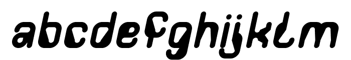 Machine Intelligence Italic Font LOWERCASE