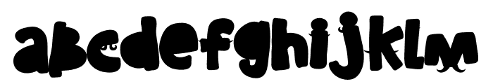 Macho Mustachio CF Font LOWERCASE