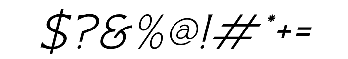 Mackenzin Italic Font OTHER CHARS