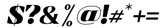 Mackie Italic Bold Font OTHER CHARS