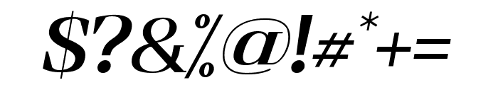 Mackie Italic Font OTHER CHARS