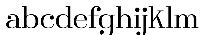 Mackie Thin Font LOWERCASE