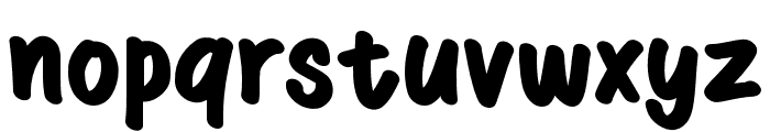 Macomic Brush Regular Font LOWERCASE