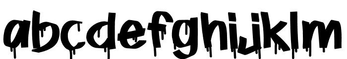 Mad Brix Melt Font LOWERCASE