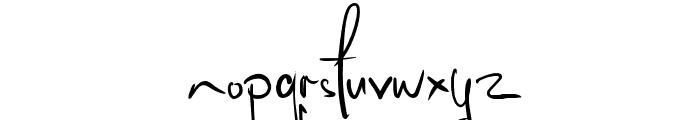 Madam Frilleug Font LOWERCASE