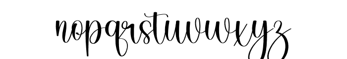 Maddison Handmade Font LOWERCASE