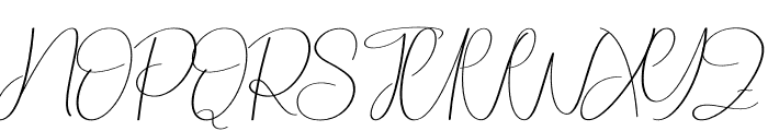 Madelina Signature Font UPPERCASE