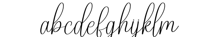 Madelina Signature Font LOWERCASE