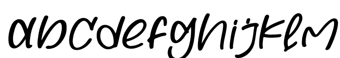 Madelon Rubick Italic Font LOWERCASE