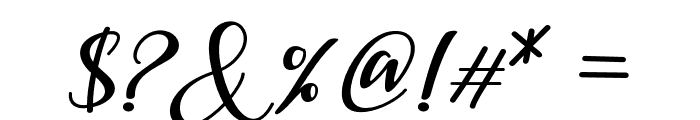 MadelonCalligraphy Font OTHER CHARS