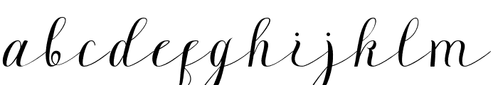 MadelynSophia-Regular Font LOWERCASE