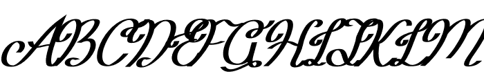 Madeylan Font UPPERCASE