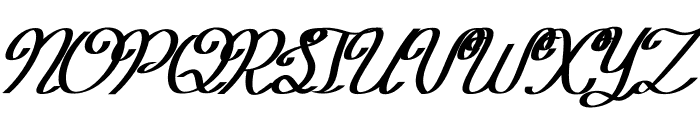 Madeylan Font UPPERCASE