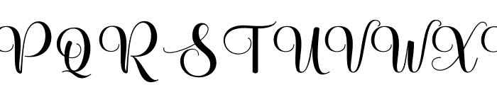 Madeyson Regular Font UPPERCASE