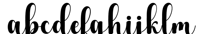 Madeyson Regular Font LOWERCASE