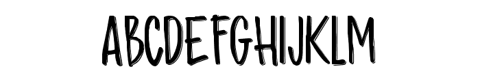 Madhouz Sans Shadow Regular Font UPPERCASE