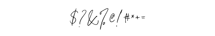 MadienaSignature-Regular Font OTHER CHARS