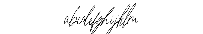 MadienaSignature-Regular Font LOWERCASE