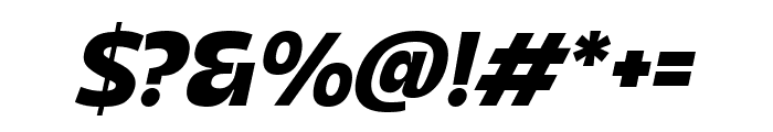 Madiffure Black Oblique Font OTHER CHARS