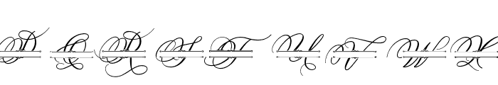 Madison Monogram Font LOWERCASE