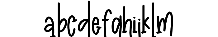 Madison's tail Font LOWERCASE