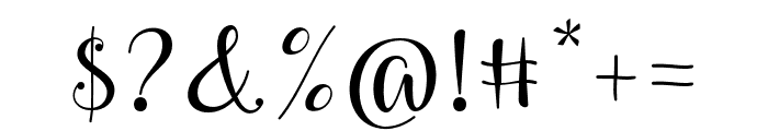 Madisya-Regular Font OTHER CHARS