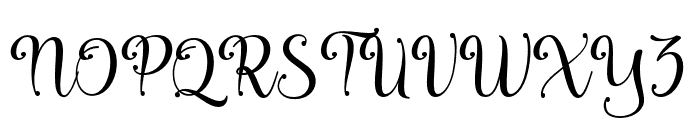 Madisya-Regular Font UPPERCASE